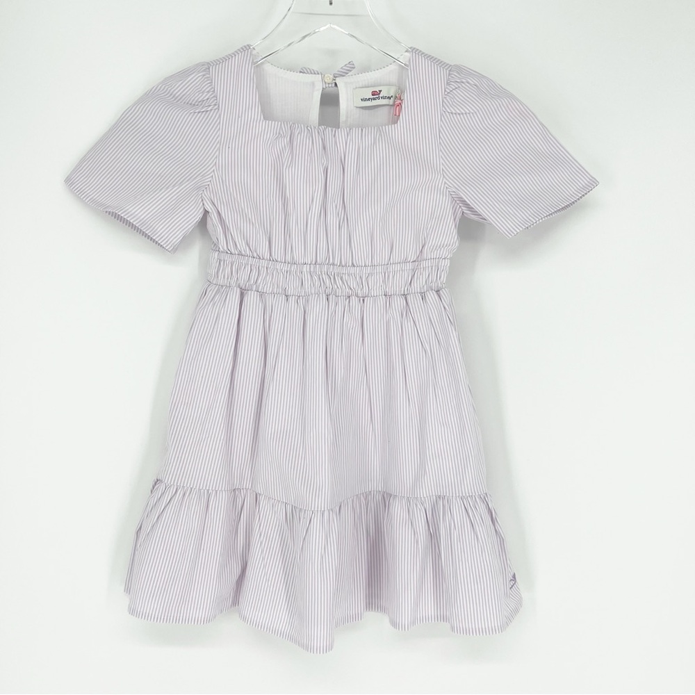 NWT Vineyard Vines‎ Flutter Sleeve Striped Poplin Dress 5